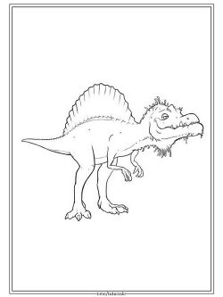 Раскраска Динозавр с гребешком