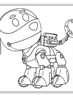 Раскраска Роботпес из Щенячего патруля