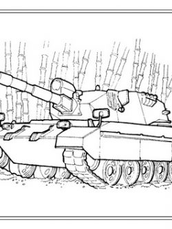 Раскраска Итальянский танк OF-40