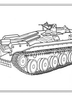 Раскраска Танк Stridsvagn 103b (Швеция)