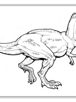 Раскраска Аллозавр