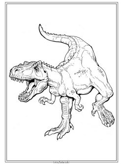 Раскраска Тарбозавр