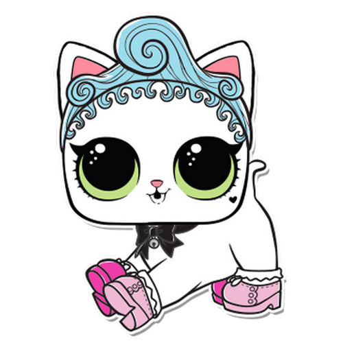 Раскраска Pet Royal Kitty Cat (Домашнее животное Королевская Кошечка Кошка)